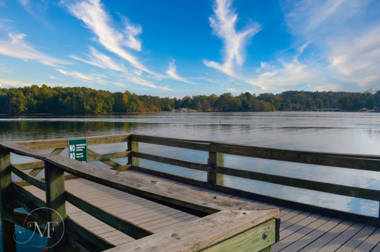 High Falls Park Fishing Pier View